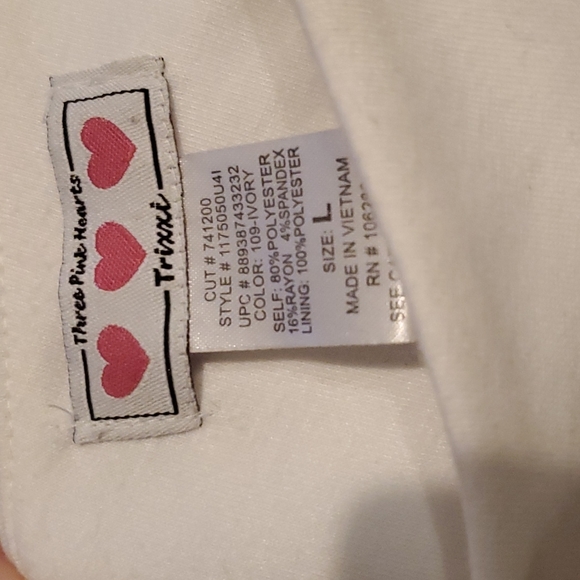 One Shoulder, Beaded, Rouched Tank - White - Picture 3 of 3